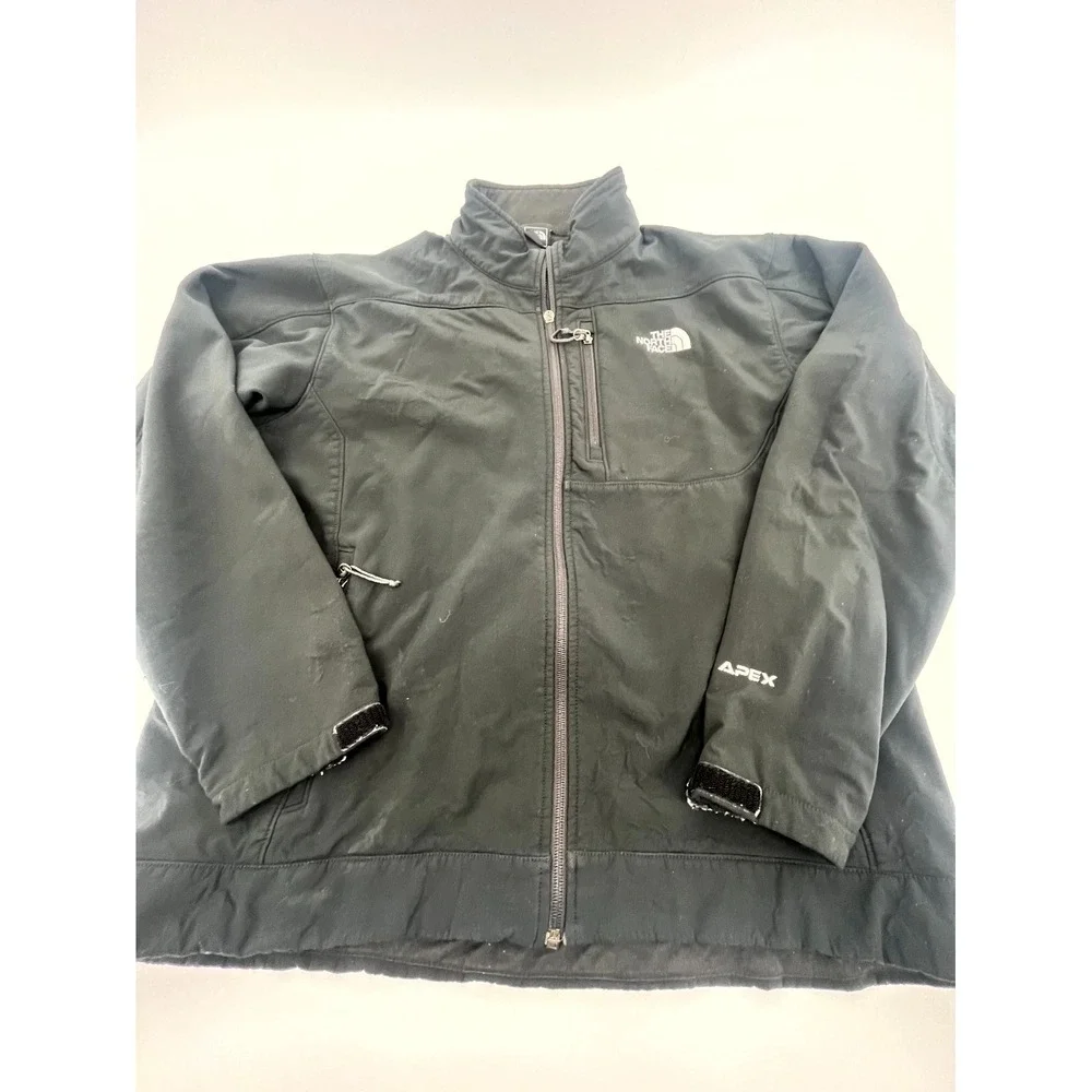 The North Face Apex Bionic 3 Jacket Mens Large‎ Black Full Zip Water Repellent